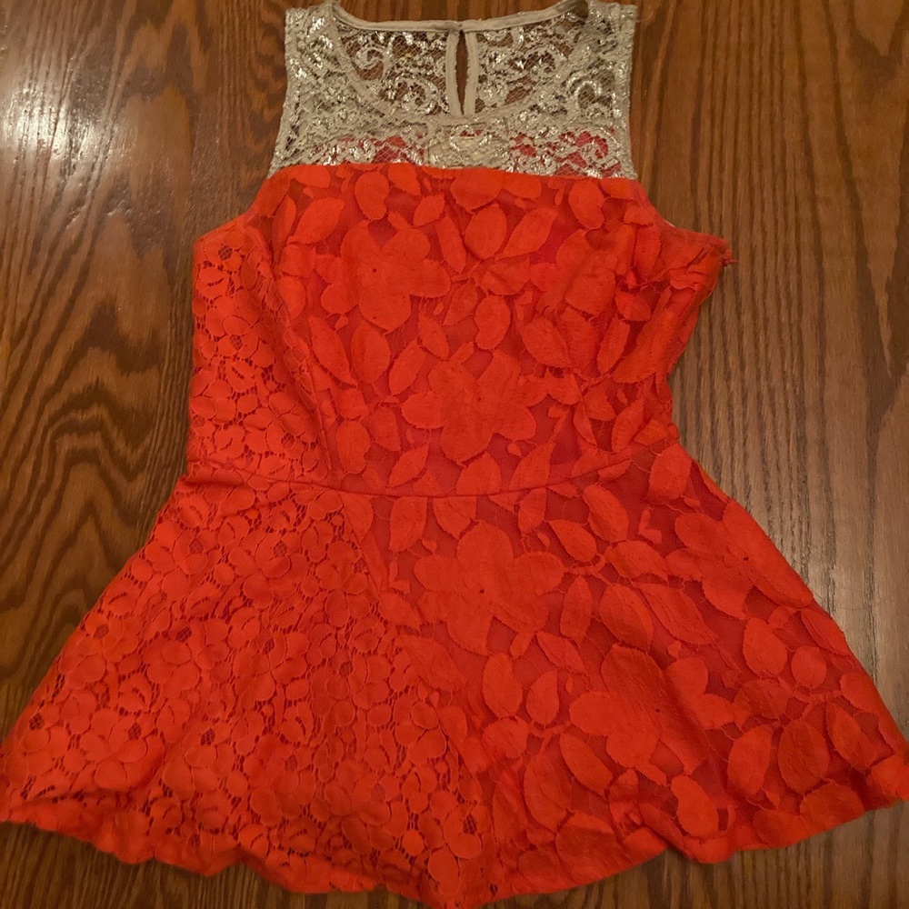 Anthropologie peplum top!